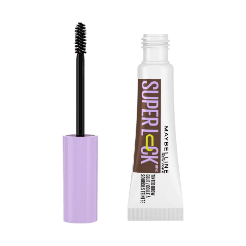 მეიბილაინი - წარბის გელი Super Lock ყავისფერი 7მლ