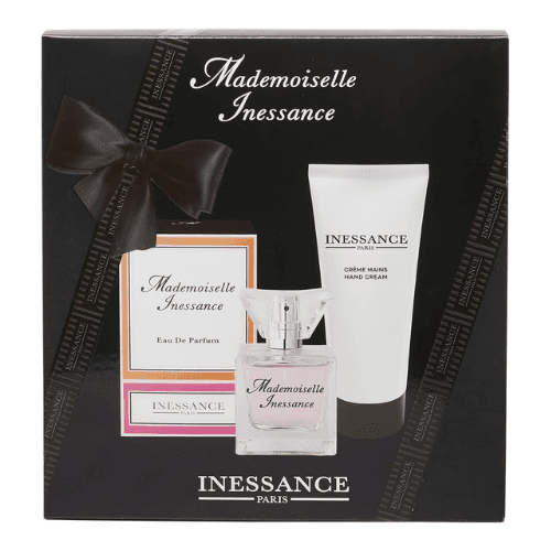 ინესანს პარიზი - სასაჩუქრე ნაკრები ქალის სუნამო MADEMOISELLE 50მლ/ტანის ლოსიონი 100მლ