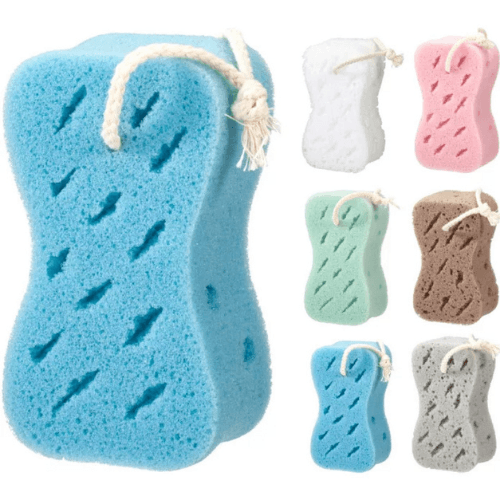 კპმ - აბაზანის ღრუბელი ტანის დასაბანი ფერადი