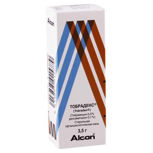 ტობრადექსი მალამო თვალის (3მგ+1მგ)/1გრ 3.5გრ ტუბი #1