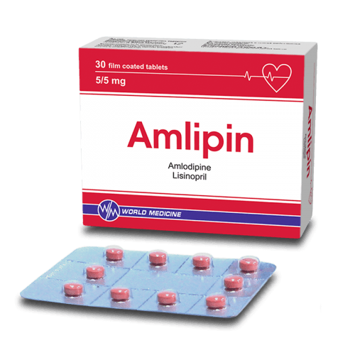 ამლიპინი ტაბლეტი 5მგ+5მგ #30