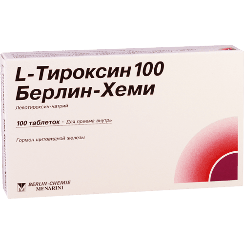 ლ-თიროქსინი ბერლინ-ჰემი ტაბლეტი 100მკგ #100