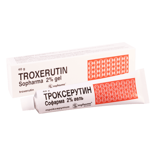ტროქსერუტინის გელი 2% 40გრ ტუბი #1