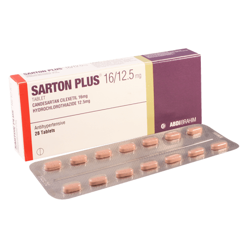 სარტონი პლუსი ტაბლეტი 16მგ+12.5მგ #28