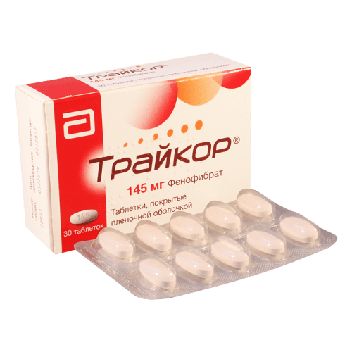ტრაიკორი ტაბლეტი 145მგ #30