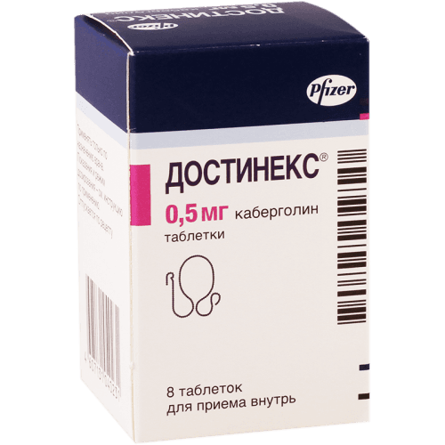 დოსტინექსი ტაბლეტი 0.5მგ #8