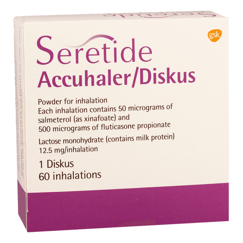 სერეტიდი დისკუსი ფხვნილი საინჰალაციო 50მკგ+500მკგ/1დოზა 60დოზა #1