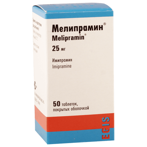 მელიპრამინი ტაბლეტი 25მგ #50