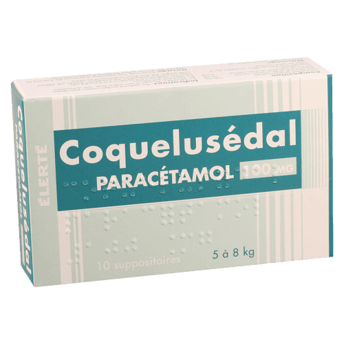 კოკლუსედალი პარაცეტამოლი სანთელი რექტალური 100მგ #10