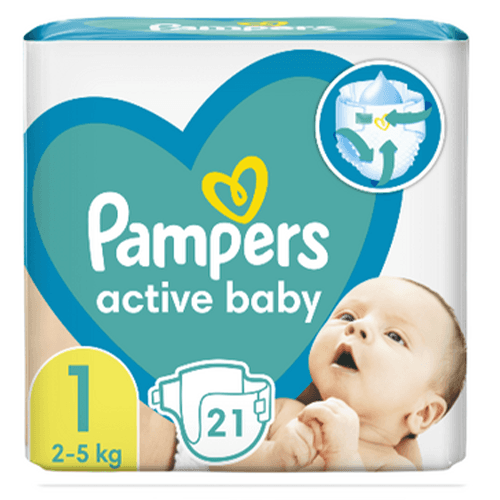 პამპერსი - ბავშვის საფენი ზ-1 /2-5კგ/ მინი #21