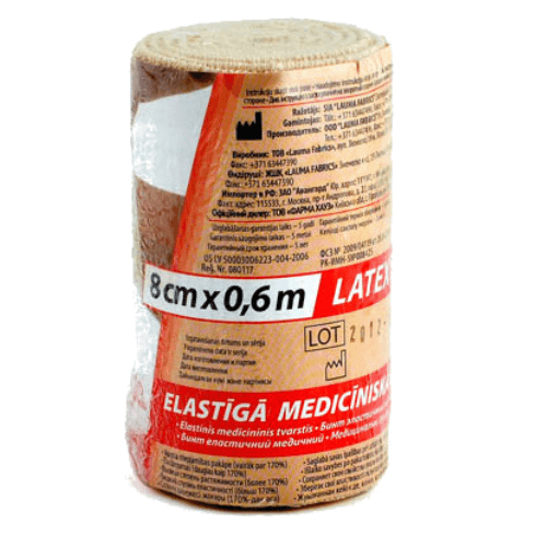 ლაუმა - ბინტი ელასტიური 8სმ X 0.6მ