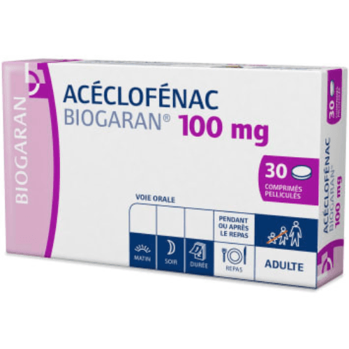 აცეკლოფენაკი ბიოგარანი ტაბლეტი 100მგ #30