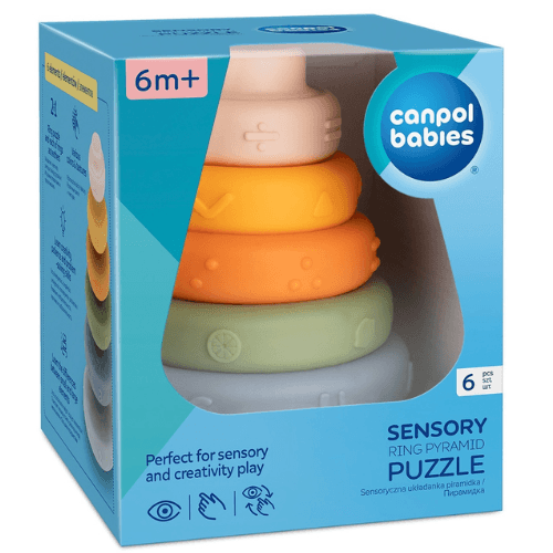 კანპოლი - სათამაშო სენსორული რგოლების პირამიდა 79/103