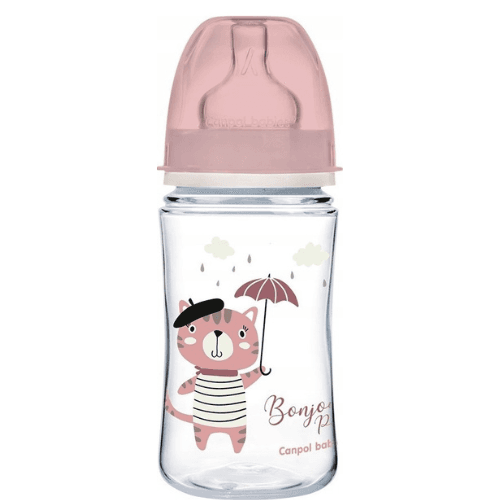 კანპოლი - ბოთლი ანტიკოლიკური ფართოყელიანი პოლიპროპლენი 35/232 240მლ