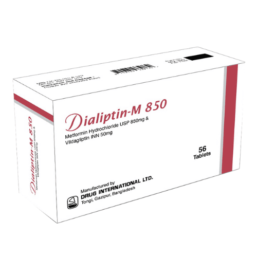 დიალიპტინი-M 850 ტაბლეტი 50მგ+850მგ #56