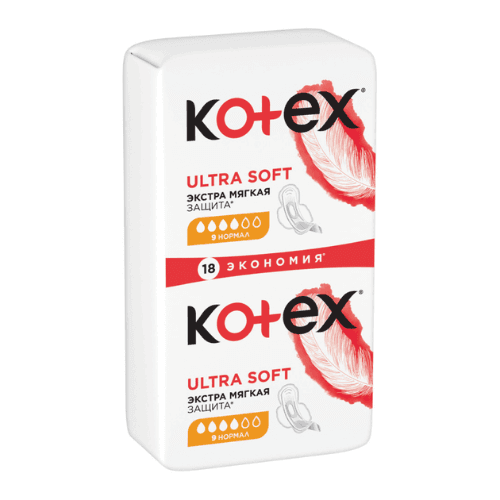 კოტექსი - ჰიგიენური საფენი ულტრა სოფტ ნორმალი /4წვ/ #18