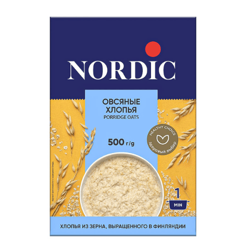 ნორდიკი - ფაფა ურძეო შვრიის (ჰერკულესი) /8თვ+/ 500გრ