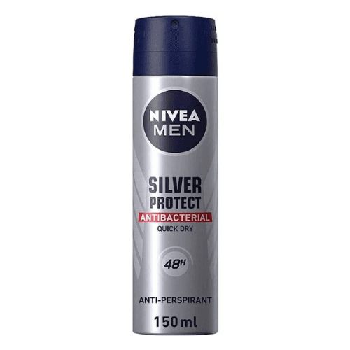 ნივეა - მამაკაცის დეოდორანტი სპრეი Silver Protect 150მლ